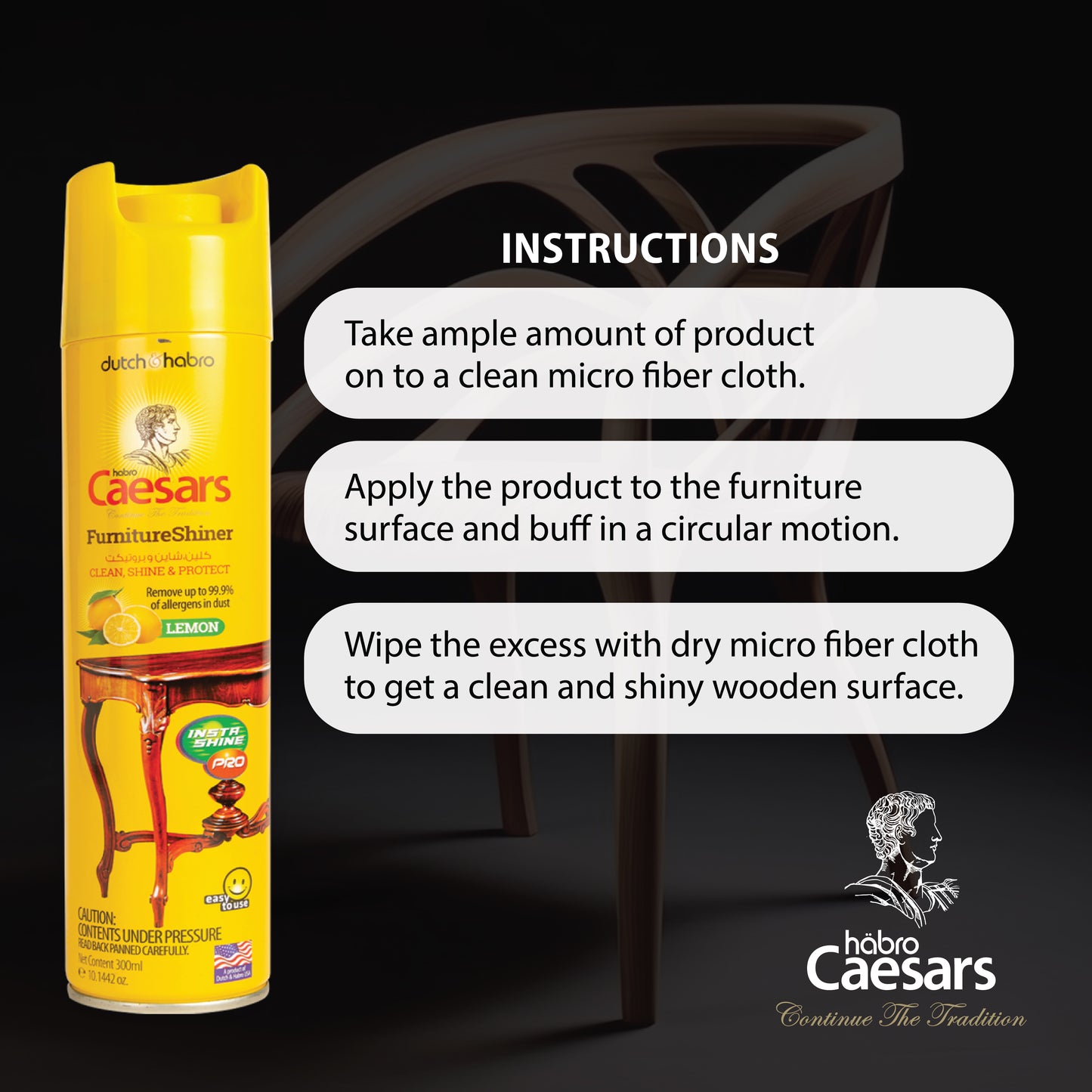 CAESARS FURNITURE SHINER