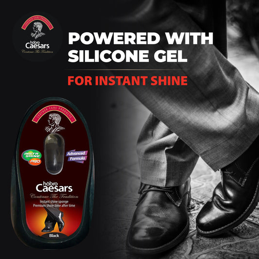 CAESARS INSTANT SHINE SPONGE - BLACK