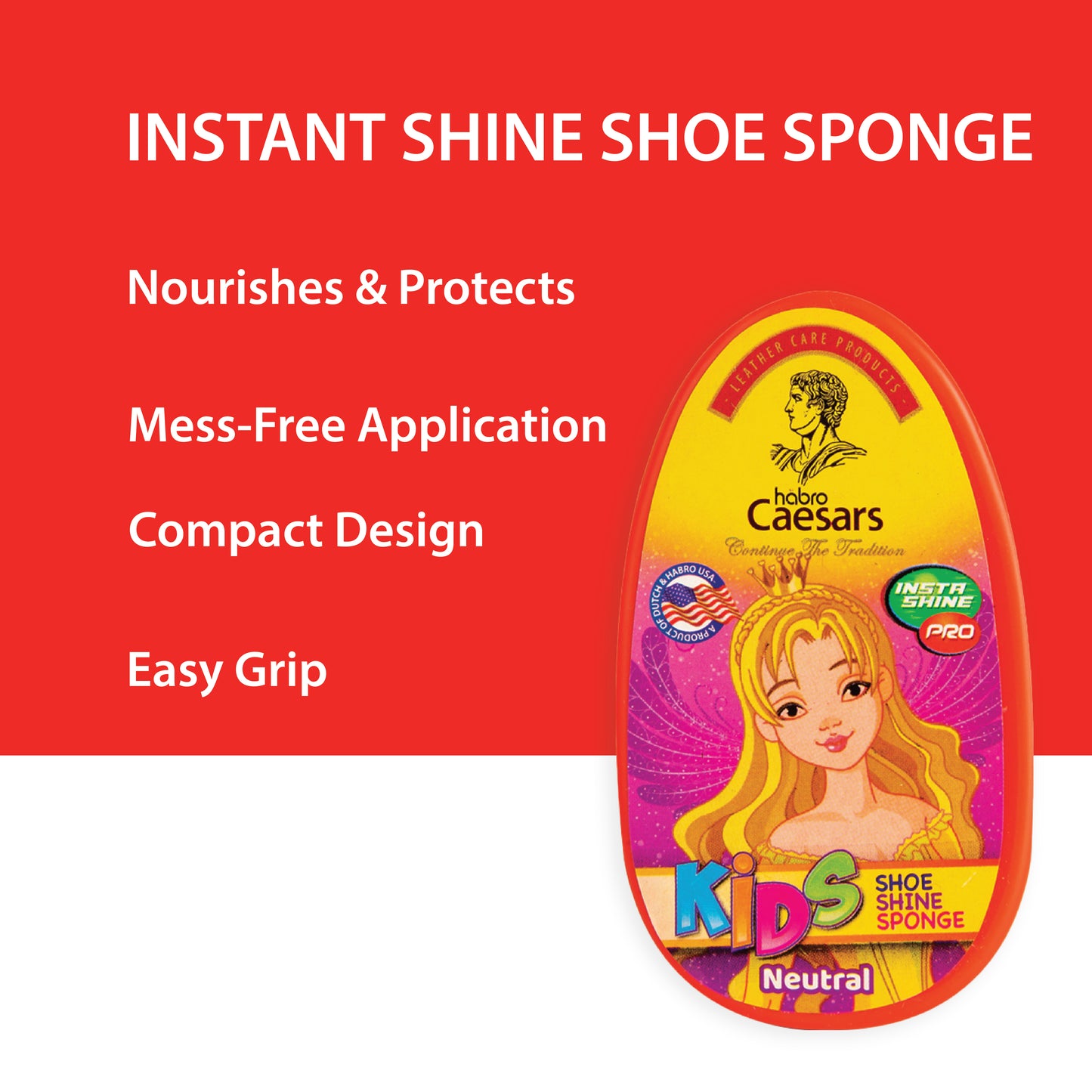 Caesars Shoe Shine Sponge - GIRL