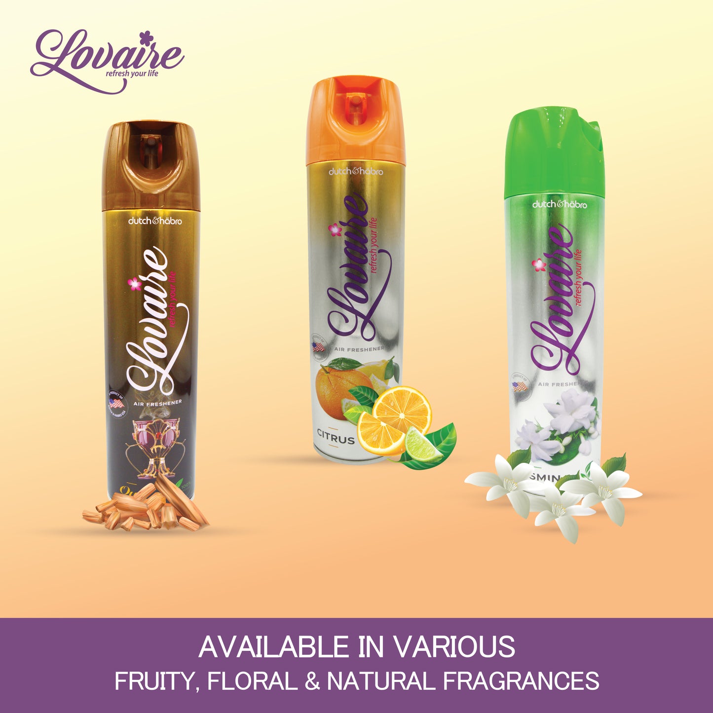 LOVAIRE AIR FRESHNER - CITRUS