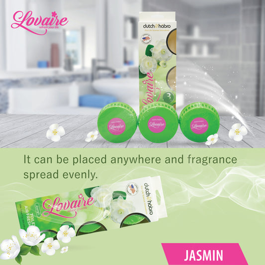 LOVAIRE TOILET AIR FRESHNER - JASMIN 3 PCS