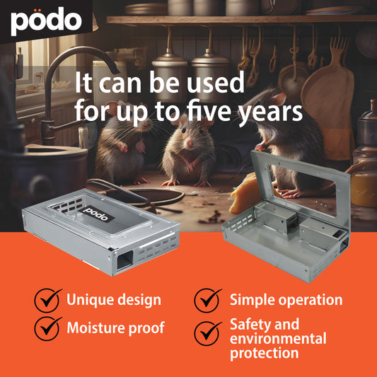 PODO MULTIPLE CATCH MOUSE TRAP