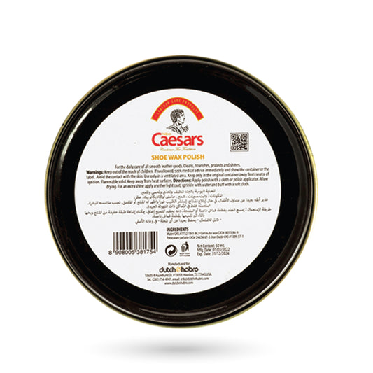CAESARS SHOE POLISH WAX - BLACK