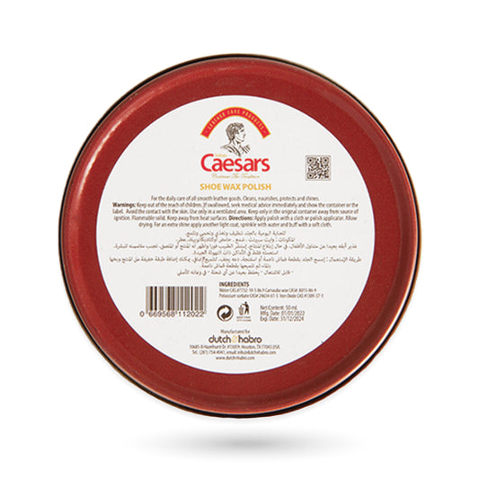 CAESARS SHOE POLISH WAX - BROWN