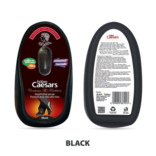 CAESARS INSTANT SHINE SPONGE - BLACK