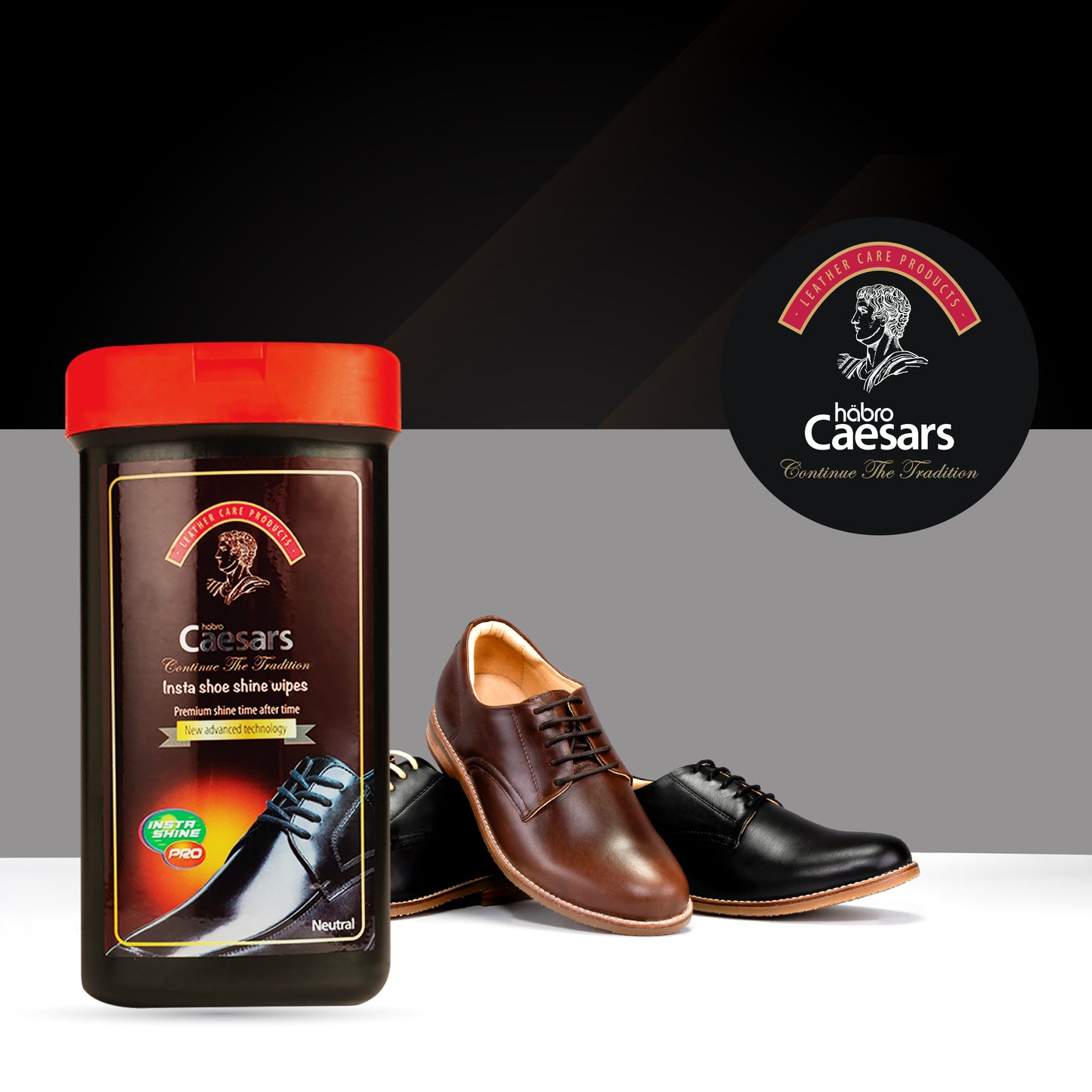 CAESARS INSTANT SHOE SHINE WIPES