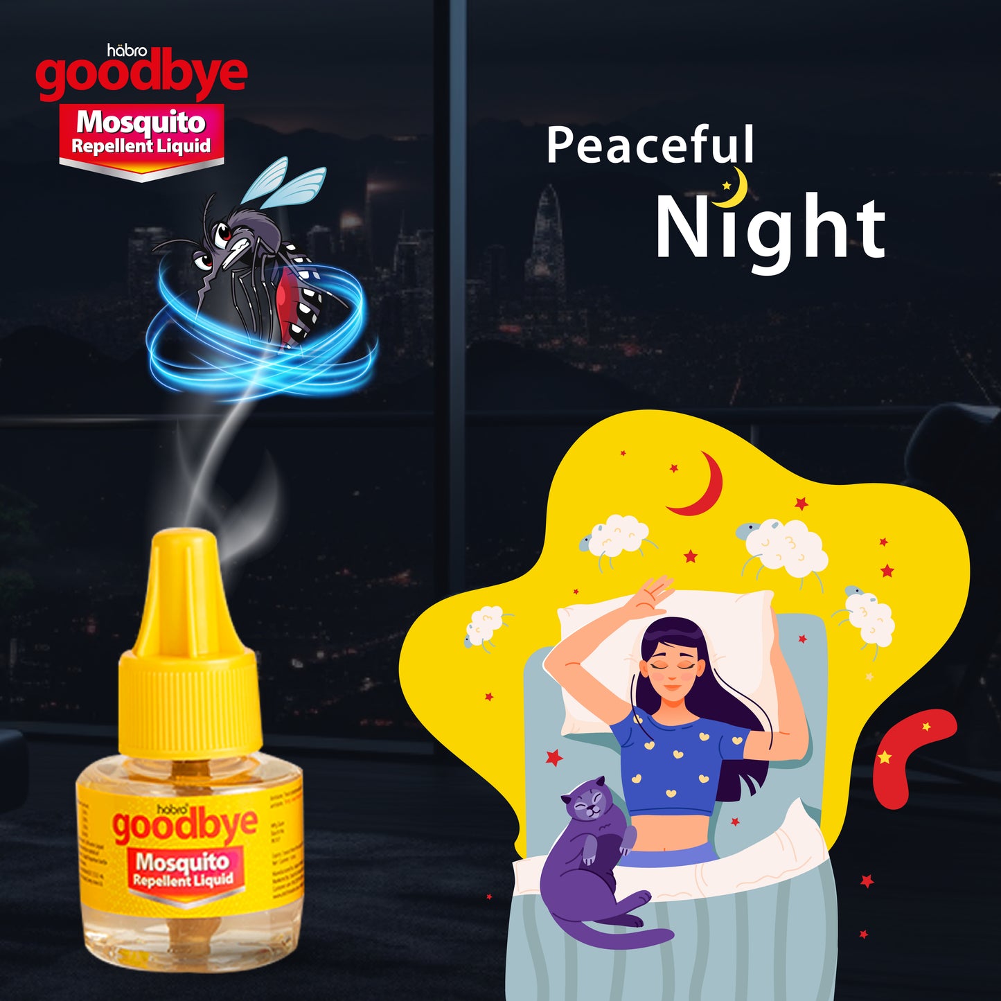 GOODBYE MOSQUITO REPELLENT LIQUID 45ML