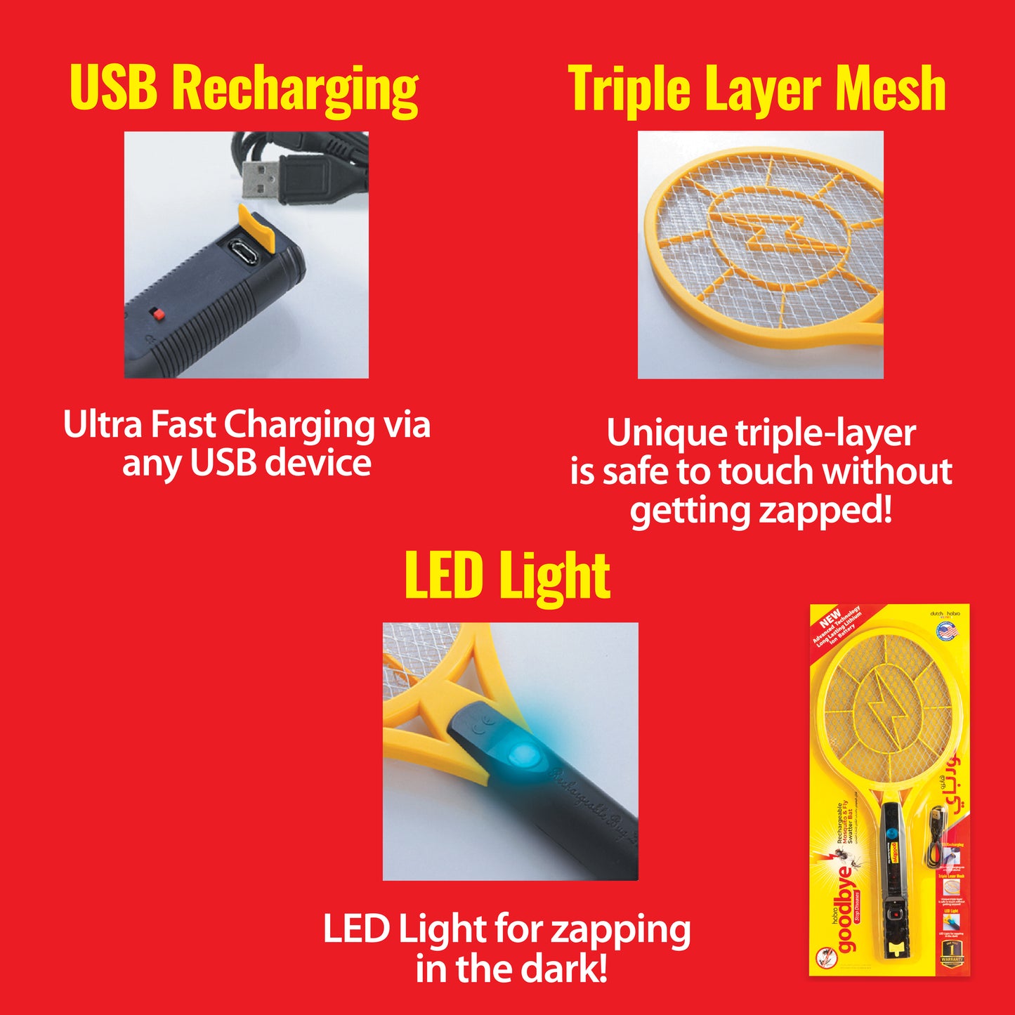 GOODBYE RECHARGEABLE ELECTRIC BAT