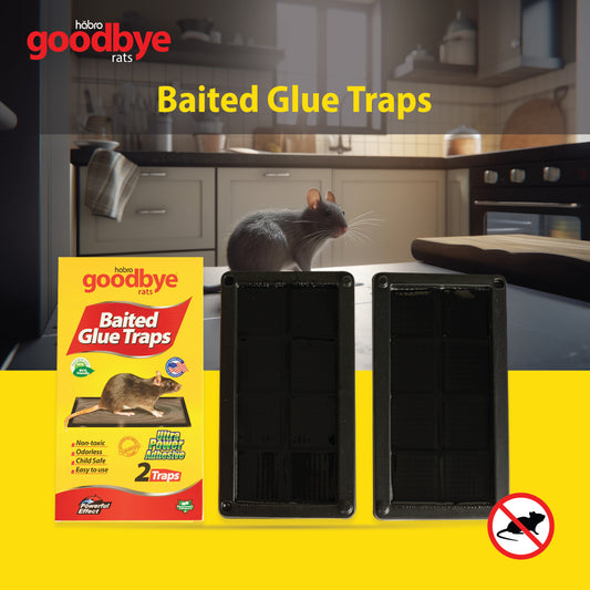 GOODBYE BAITED RAT GLUE TRAP BIG 2 P