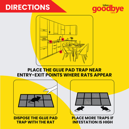 GOODBYE BAITED RAT GLUE TRAP BIG 2 P
