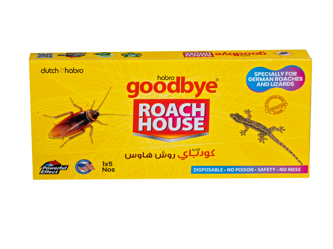 GOODBYE Roach House Glue Trap | Safe Cockroach & Lizard Control ...