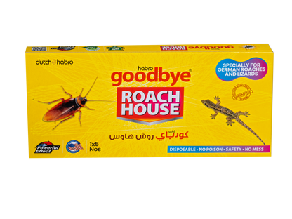 GOODBYE Roach House – Glue Trap for German Cockroaches & Lizards