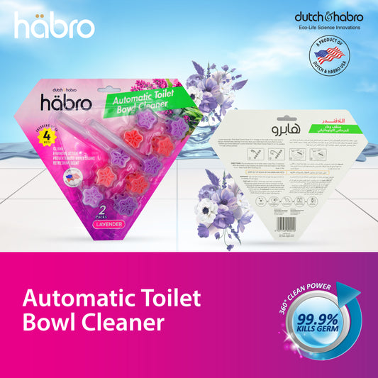 HABRO AUTOMATIC TOILET BOWL CLEANER - LAVENDER 2S