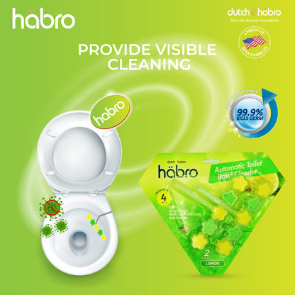 HABRO AUTOMATIC TOILET BOWL CLEANER - LEMON 2S
