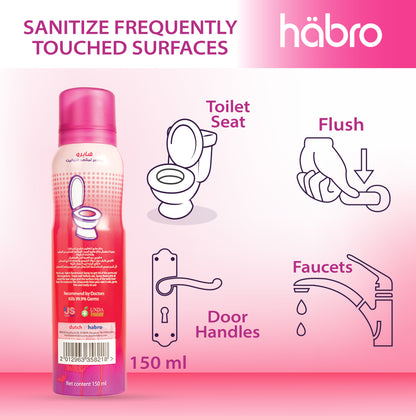 HABRO TOILET SEAT SANITIZER 150 ML
