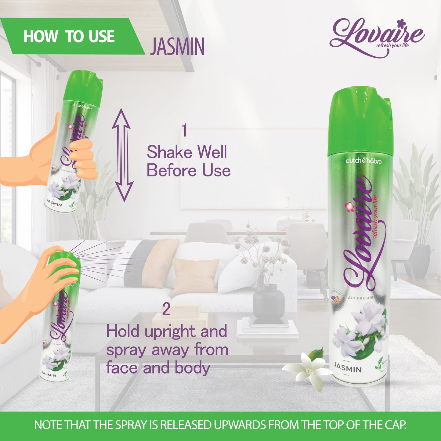 LOVAIRE AIR FRESHNER - JASMINE