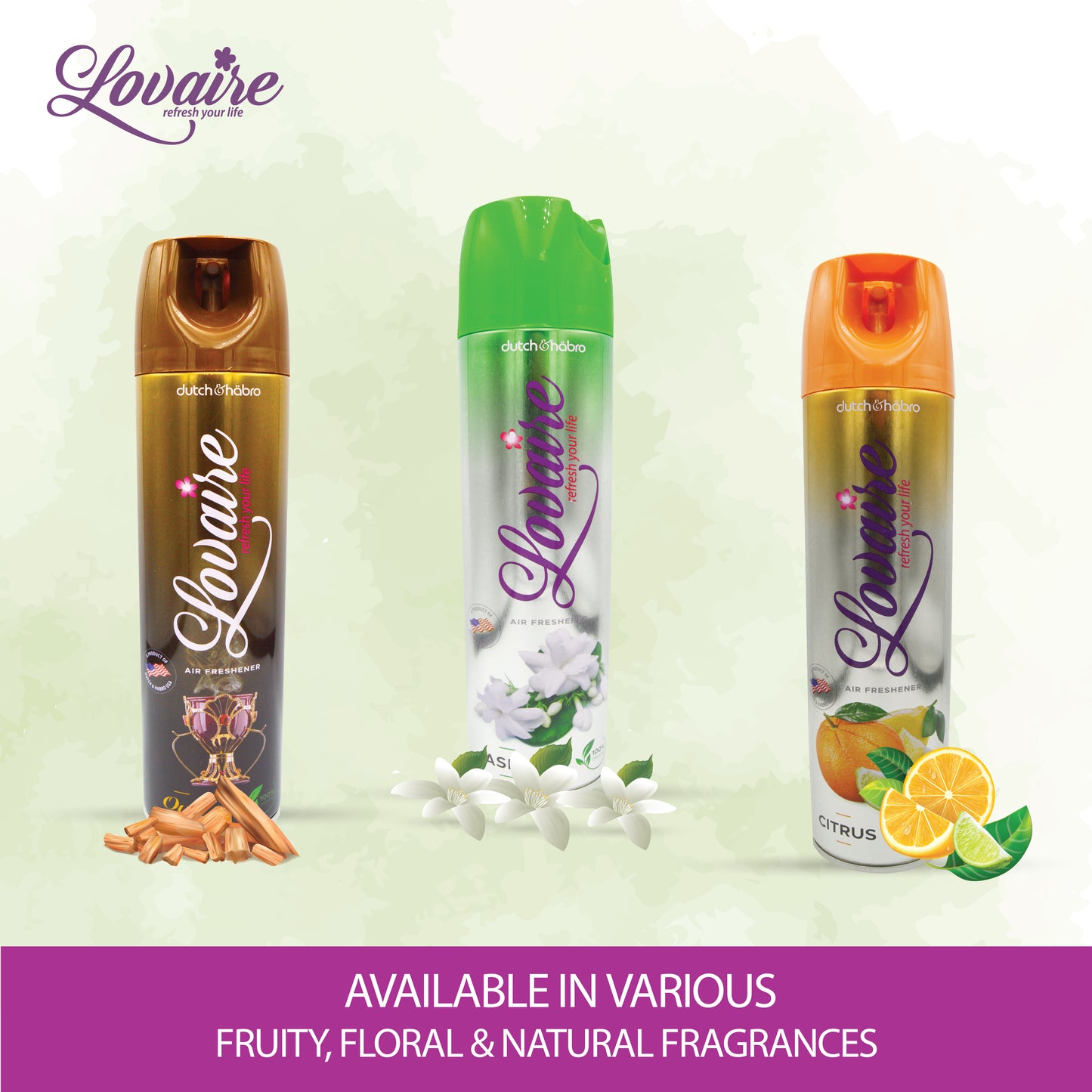 LOVAIRE AIR FRESHNER - LAVENDER