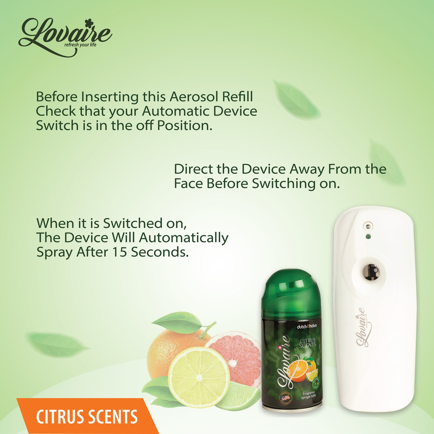 LOVAIRE AUTOMATIC COMBO PACK - CITRUS