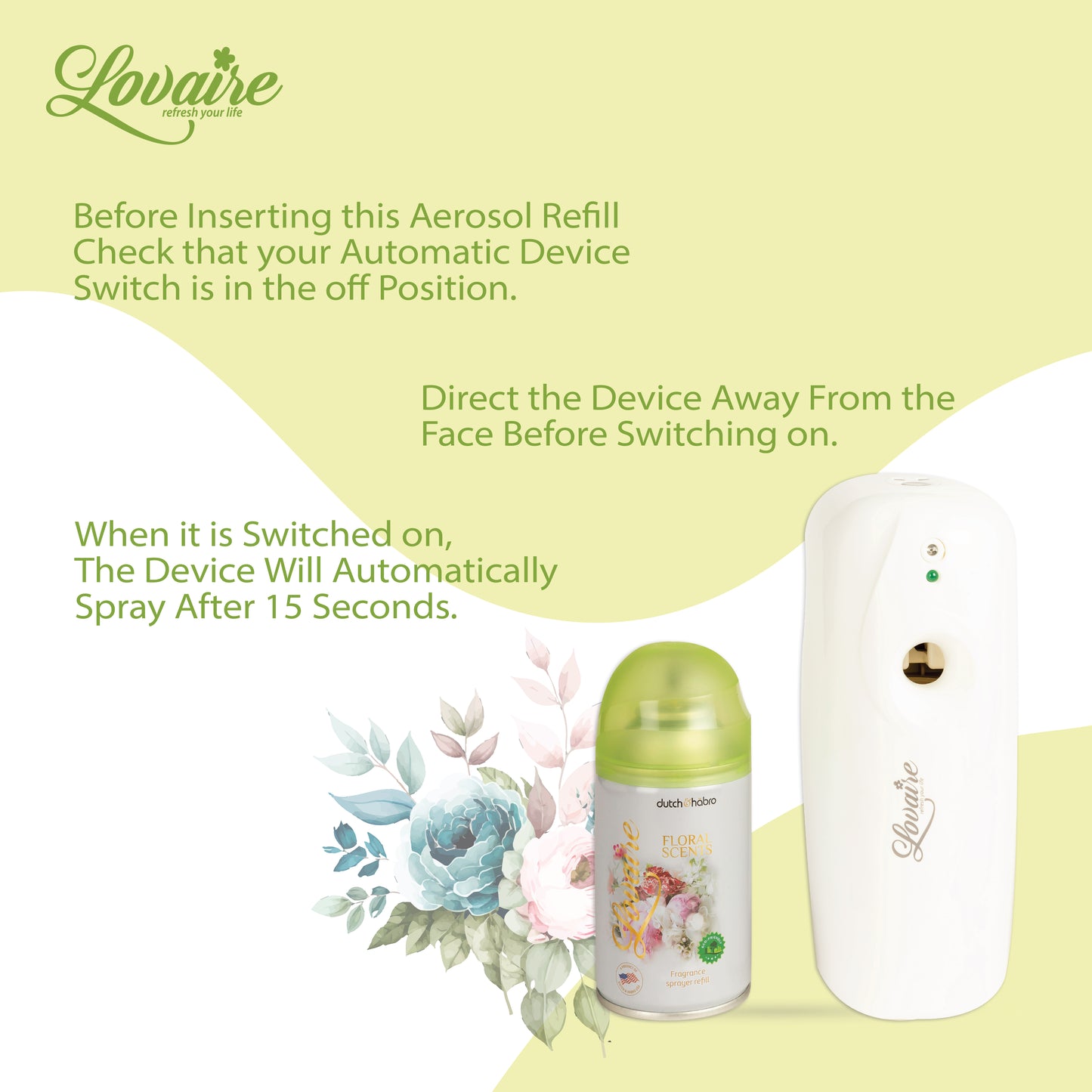 LOVAIRE AUTOMATIC COMBO PACK - FLORAL