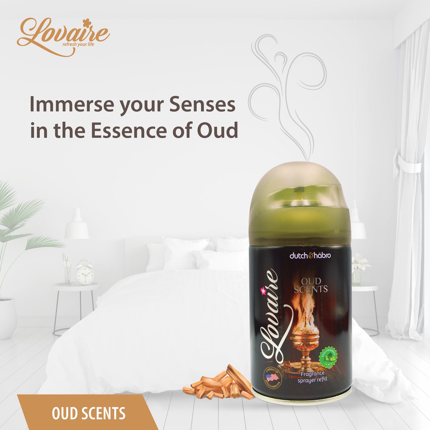 LOVAIRE SCENTS REFILL 300 ML - OUD