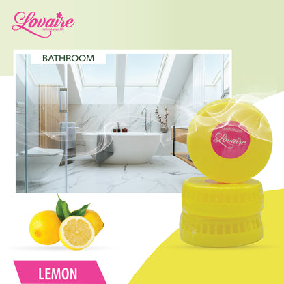 LOVAIRE TOILET AIR FRESHNER - LEMON 3 PCS
