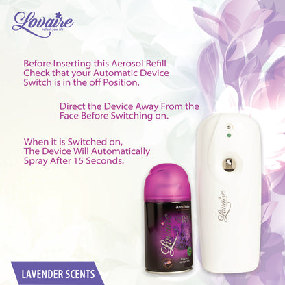 LOVAIRE AUTOMATIC COMBO PACK - LAVENDER