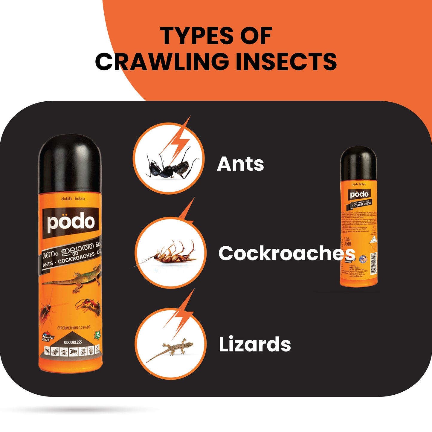 PODO ANT POWDER DUST 75g