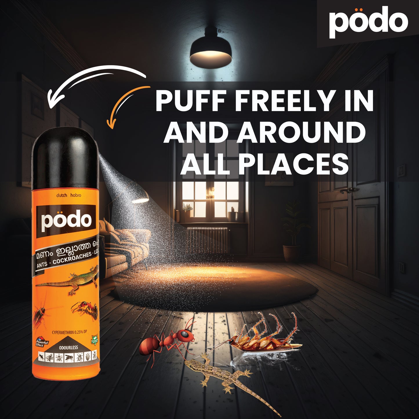 PODO ANT POWDER DUST 75g