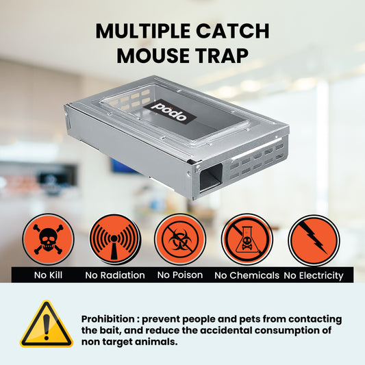 PODO MULTIPLE CATCH MOUSE TRAP