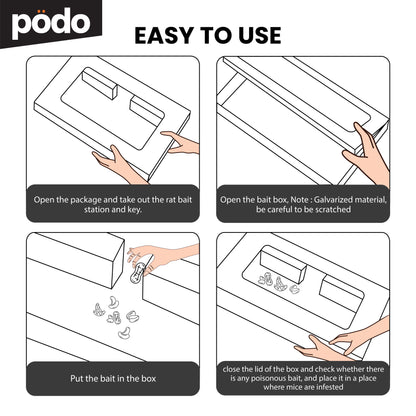 PODO MULTIPLE CATCH MOUSE TRAP