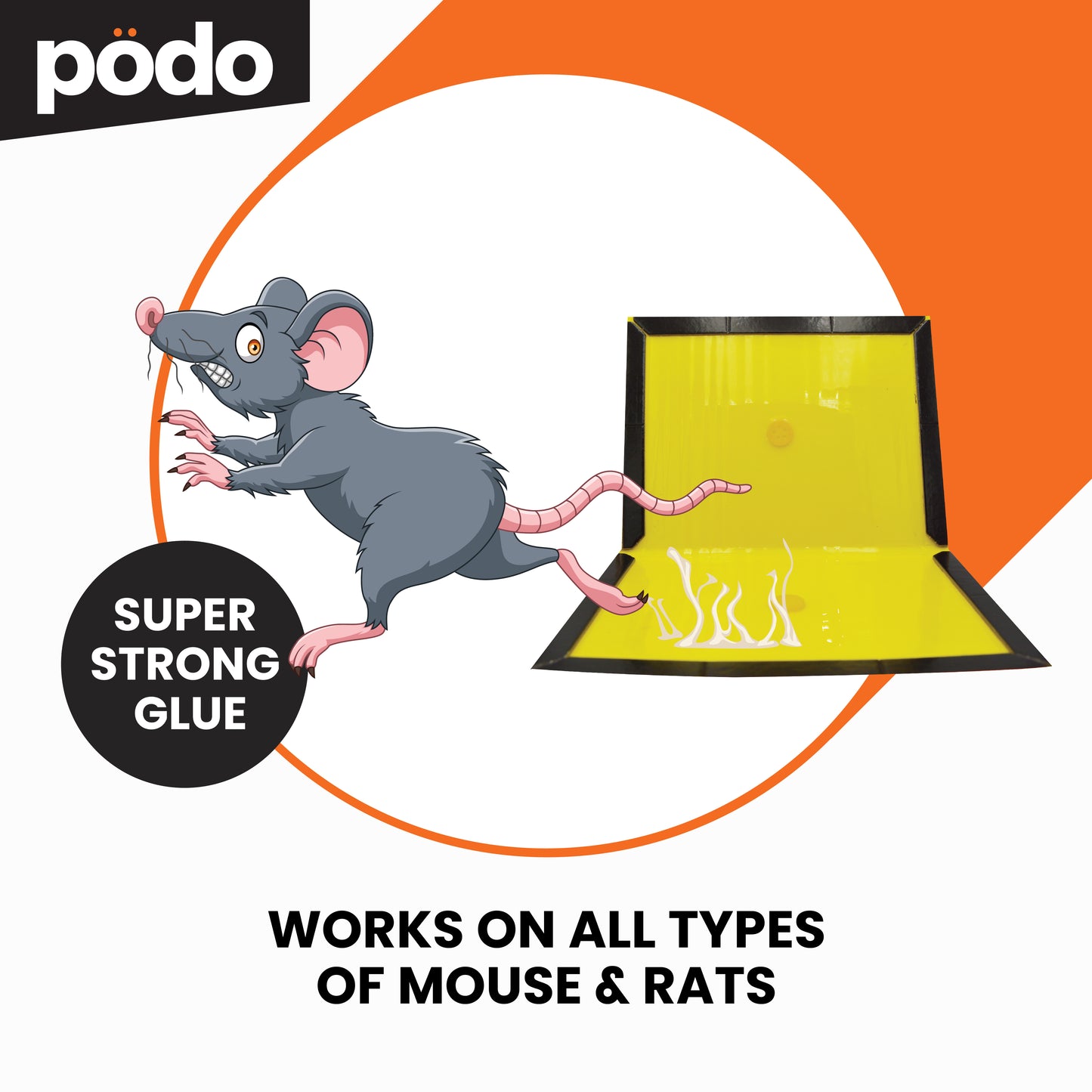 PODO MOUSE & RAT GLUE TRAP MAXIMA