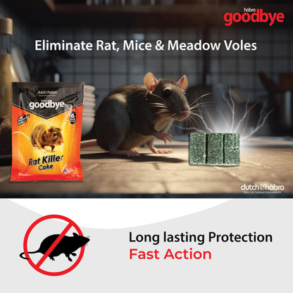 GOODBYE RAT KILLER CAKE
