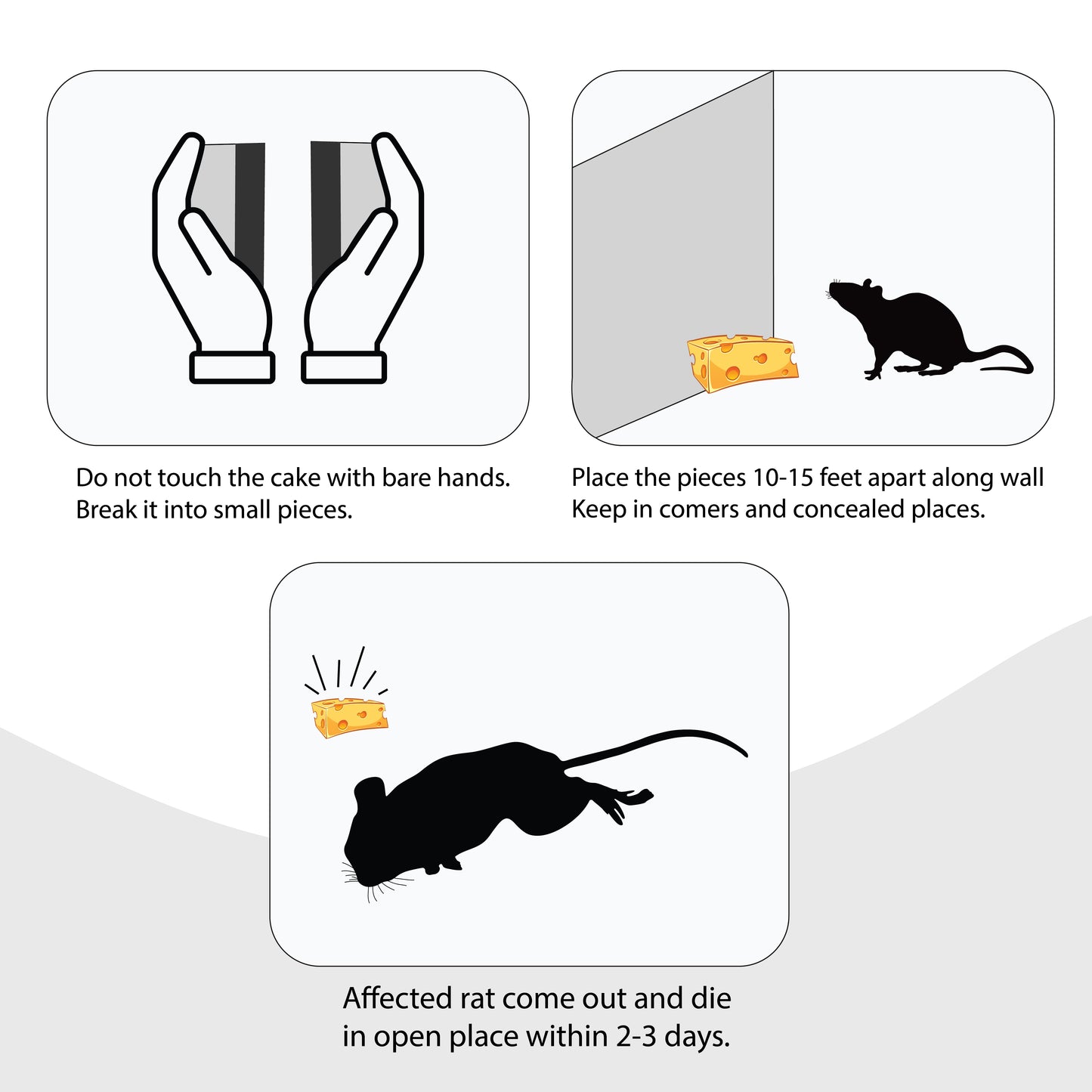 GOODBYE RAT KILLER CAKE